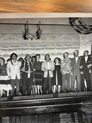 vintage black and white theatre photo