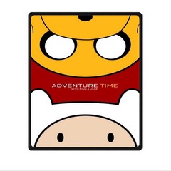 great ADVENTURE TIME Soft Warm Single-Side Printing Flannel Fleece Blanket