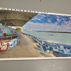 Miami Marine Stadium Art Basel Panoramic Photograph 2012 39″ X 20″