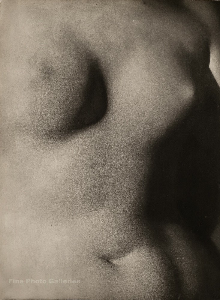 1930s Original MAN RAY Female Nude Breast Torso Vintage Photo Gravure Art 16×20
