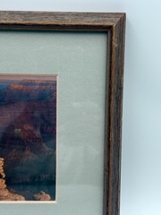 Jim Wilson Matted Print Grand Canyon Sunrise From Mather Point 11” x 9”