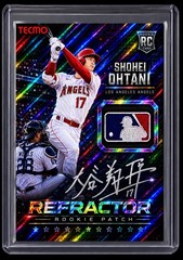 2018 Shohei Ohtani Tecmo Rookie Card RC Jersey Patch Facsimile Kanji Signed Auto