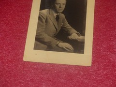 Laure Albin Guillot 1943 / Portrait Of Francois Valery + Signed Autographed Card