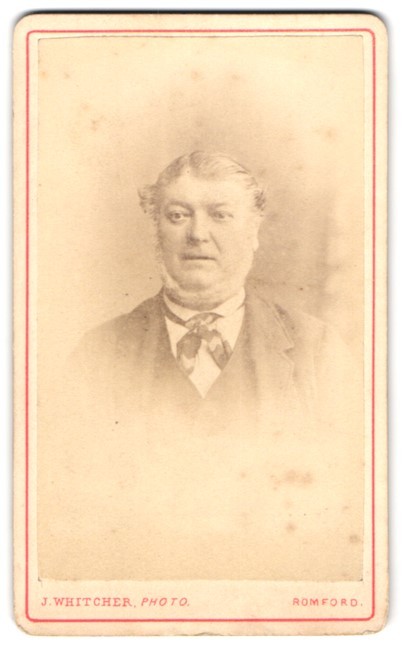 Photograph J. Whitcher, Romford, Portrait of an Elderly Man