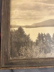 Antique Landscape Photography Mount & Lake Sunapee New Hampshire