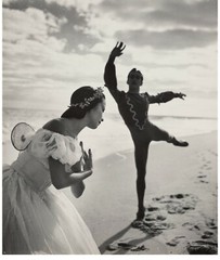 Philippe Halsman Original 1947 Gelatin Silver Photo Ballerinas on the Beach