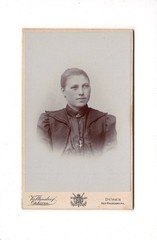 CDV photo lady portrait/woman-Düren 1890s