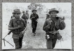 CAMBODIA 1980 CAMBODIA KHMER RED BLUSH ORIGINAL PHOTOGRAPH