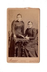 CDV Photo Lady Portrait / Fine Ladies – Edinburgh Circa 1890
