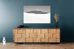 White Sands, New Mexico, Fine Art Landscape Photography, Minimalist Monochrome