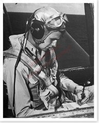President George H. W. Bush 1944 In Navy TBM Avenger Silver Halide Photo