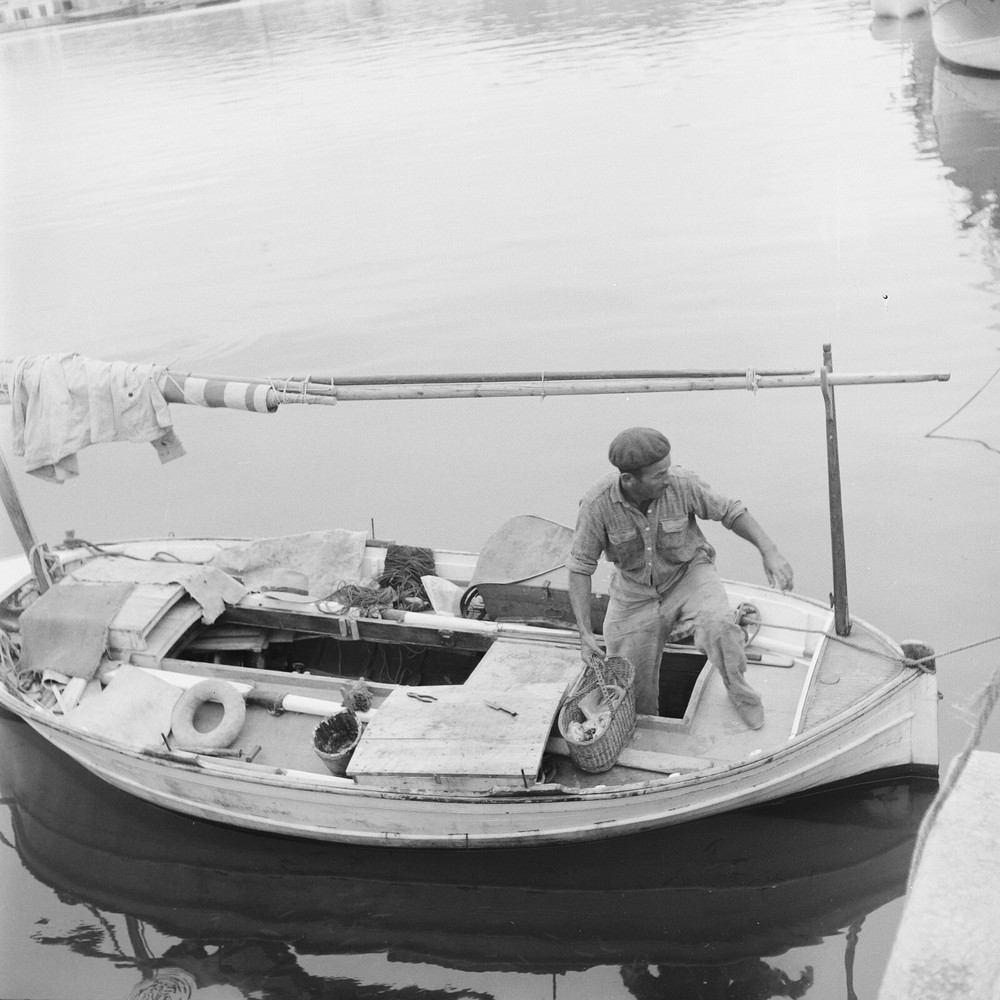 Photo Paper Analog Spain Fisher 1960 Size 40x40cm