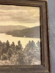 Antique Landscape Photography Mount & Lake Sunapee New Hampshire