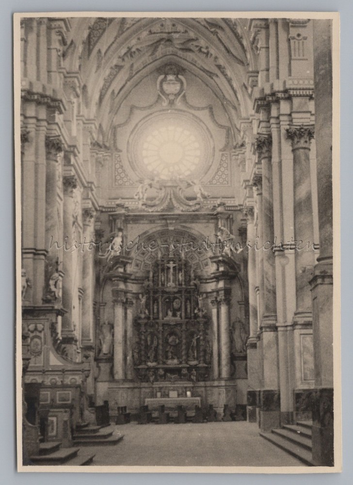 Ebrach 1949 – Monastery Interior – Old Photo 1940s