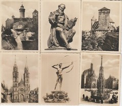 Nuremberg, 12 photos, size 9x7cm, black and white