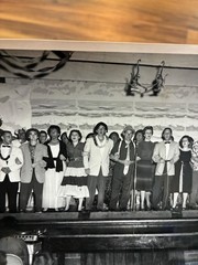 vintage black and white theatre photo