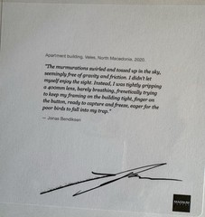 SIGNED JONAS BENDIKSEN “Apartment Building, Veles 2020…” 6 x 6″ MAGNUM PRINT