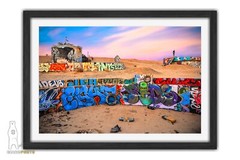 Slab City Graffiti – Fine Art Photography Prints – Desert Grunge Wall Art