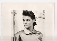 LINDA EVANGELISTA Ultra-Scarce Modeling Photo 80s LEGENDARY SUPERMODEL Original