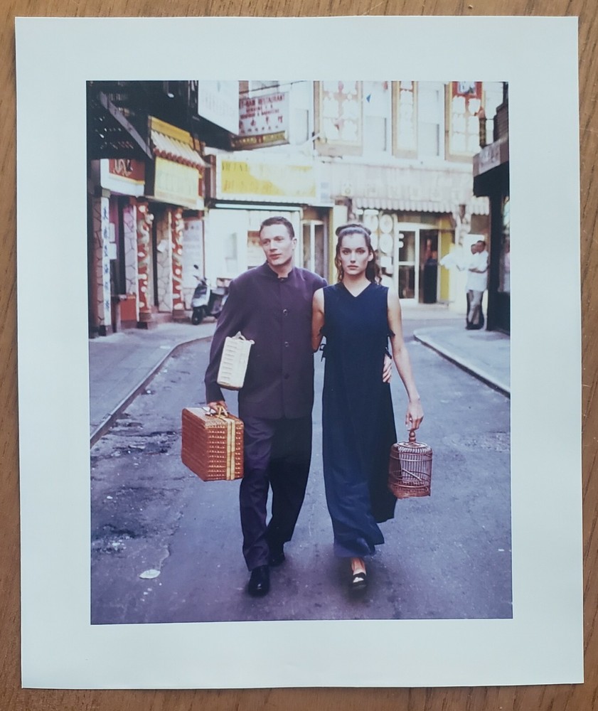 EUGENE PINKOWSKI Original PHOTO COUPLE Gelatin Silver SIGNED 11″ x 13″ CHINATOWN
