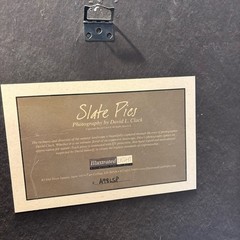 David L. Clack Photograph Mounted on Slate