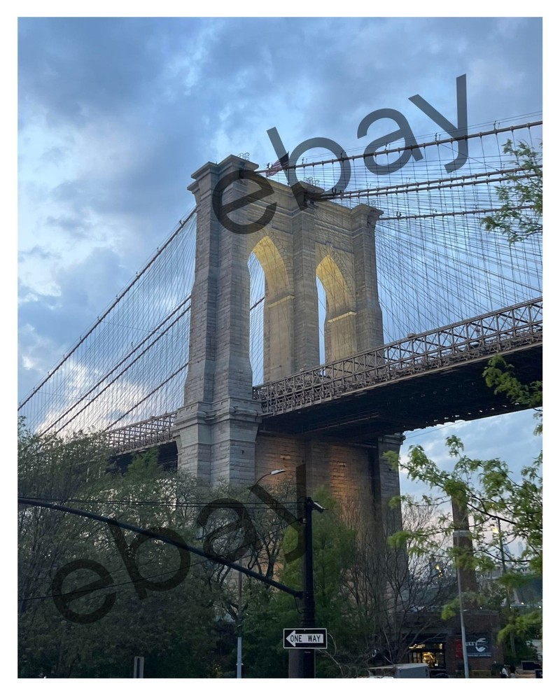 New York City – Brooklyn Bridge Evening – NYC Photo Print 8″x10″