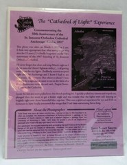 STUNNING SIGNED CATHEDRAL OF LIGHT NORTHERN LIGHTS PHOTO BY TODD SALAT-6.5 X 4.5