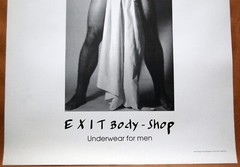 HANDSOME, CLASSIC, STATUESQUE MALE MODEL PHOTO – ’90s SWISS POSTER, GAY INTEREST
