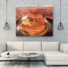 Horseshoe Bend Photography, Arizona Wall Art Decor, Sunset at Horseshoe Bend