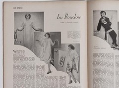 DIE BÜHNE, February 1928, theater, Art Deco age society, fashion magazine