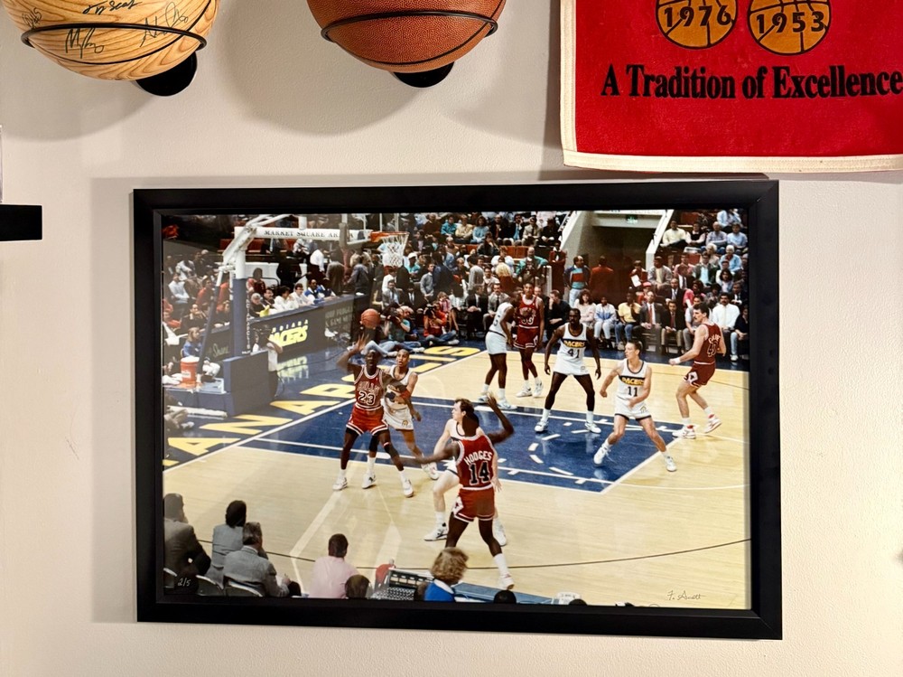 Michael Jordan 20×30 Kodak Metallic Print LE 2/5 Struck from Original Negative