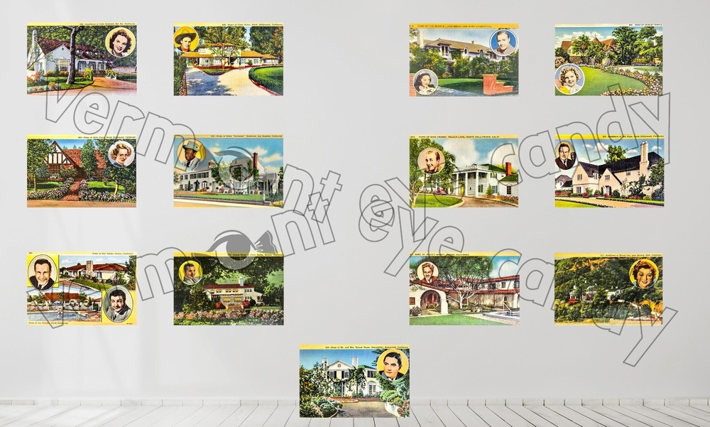 13 Photos – Early 1900s Hollywood Homes & Gardens Photos DIGITAL DOWNLOAD