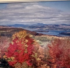 Photographic Landscape 180• View Rangely Maine By Scott Perry Signed Framed