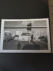 Vintage Photo 50s 60s Albert’s Ford photo Texas license plate