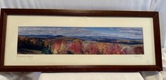 Photographic Landscape 180• View Rangely Maine By Scott Perry Signed Framed