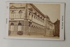 31967 CDV photo Dresden Royal Museum around 1870-1880 photo for Friedrich Prague