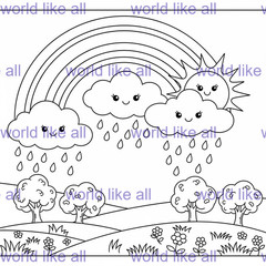 68 Kids mix Coloring Pages Printable Bundle | Digital Download