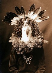 Navajo Mask “Yebichai Hunchback” Edward S. Curtis, c1904, 5″ x 7″ New Print