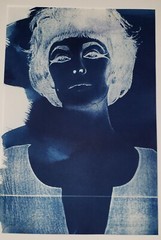 JEFFREY NELSON Original Hand SIGNED Cyanotype Photography “ELIZABETH TAYLOR”