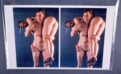 Boris Starosta 3D Stereoview – Betty & Tracy 67 – nude model signed 2006 #166