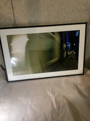 Framed Photo by Sormeh Saei Signed 2013 NYC Subway 28.25” x 18.25”