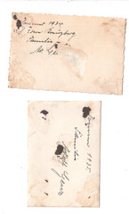 14093 – 2 photos * family Adolf Genz * 1934
