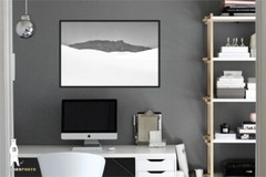 White Sands, New Mexico, Fine Art Landscape Photography, Minimalist Monochrome