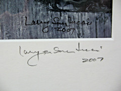 MATTED PHOTOGRAPHY Splintered Wood Board A/P 14×17 by Larry Santucci
