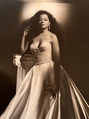 Vtg DIANA ROSS George Hurrell Portrait 16×20 Estate Print Signed Stamp AS IS