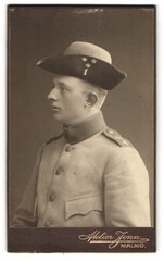 Photography Studio Jonn, Malmö, Swedish Soldier Georg Jaeppat in Uniform RG
