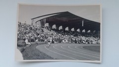 Photo 19R951 Stadium DM Athletics in Augsburg 1953 approx. 6x9cm