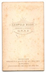 Photograph Leopold Bude, Graz, Alleegasse 6, middle-class lady with light hair i