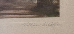 Colored Photo Street view of MAIN STREET, NANTUCKET, Signed by William W. Coffin