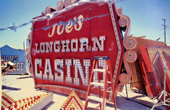 JOE’S LONGHORN CASINO NEON BONEYARD LAS VEGAS SALVAGE SCRAPYARD PHOTOGRAPH